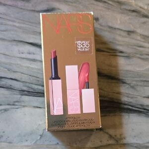 NARS Afterglow Lipstick & Mini Liquid Blush Duo - Red and Pink